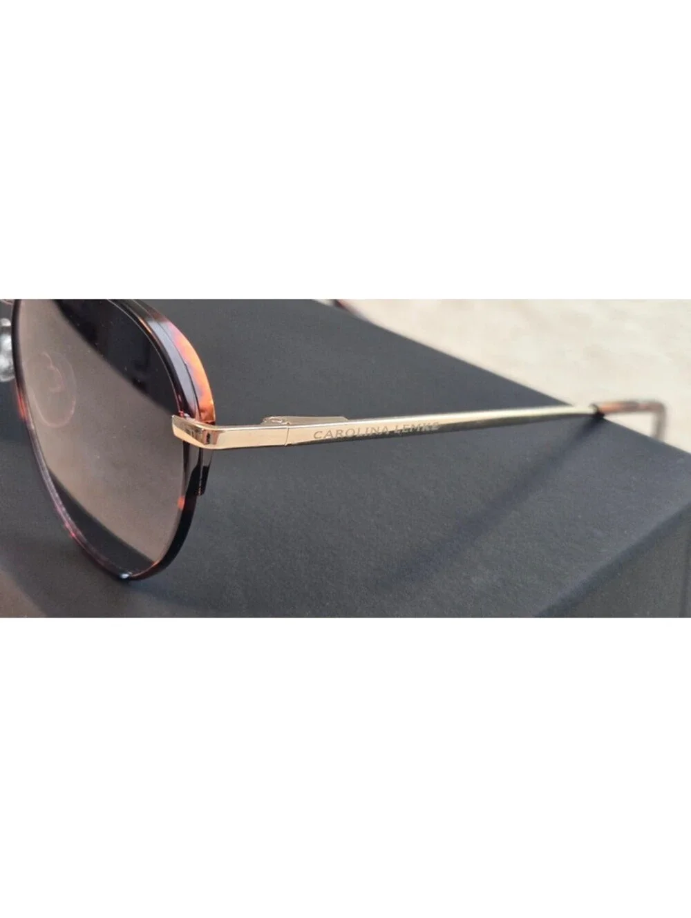 NEW Carolina Lemke CL3115-4 Sunglasses – Demi/Gold – Size 56-17-145